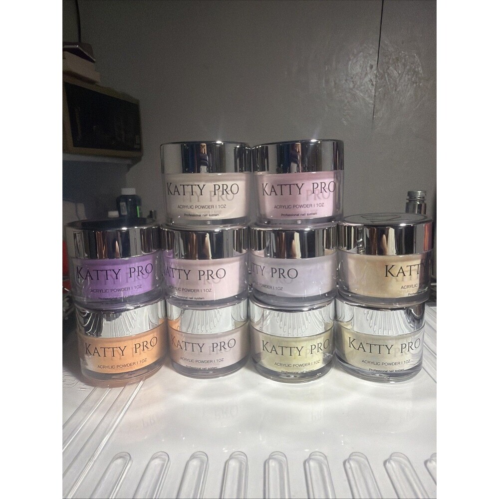 Katty Pro nail acrylic powder bundle 10 Unit